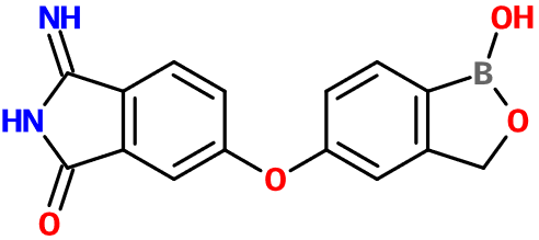 (image for) MC080030 6-[(1-Hydroxy-1,3-dihydro-2,1-benzoxaborol-5-yl)oxy]-3-imino-2,3-dihydro-1H-isoindol-1-one